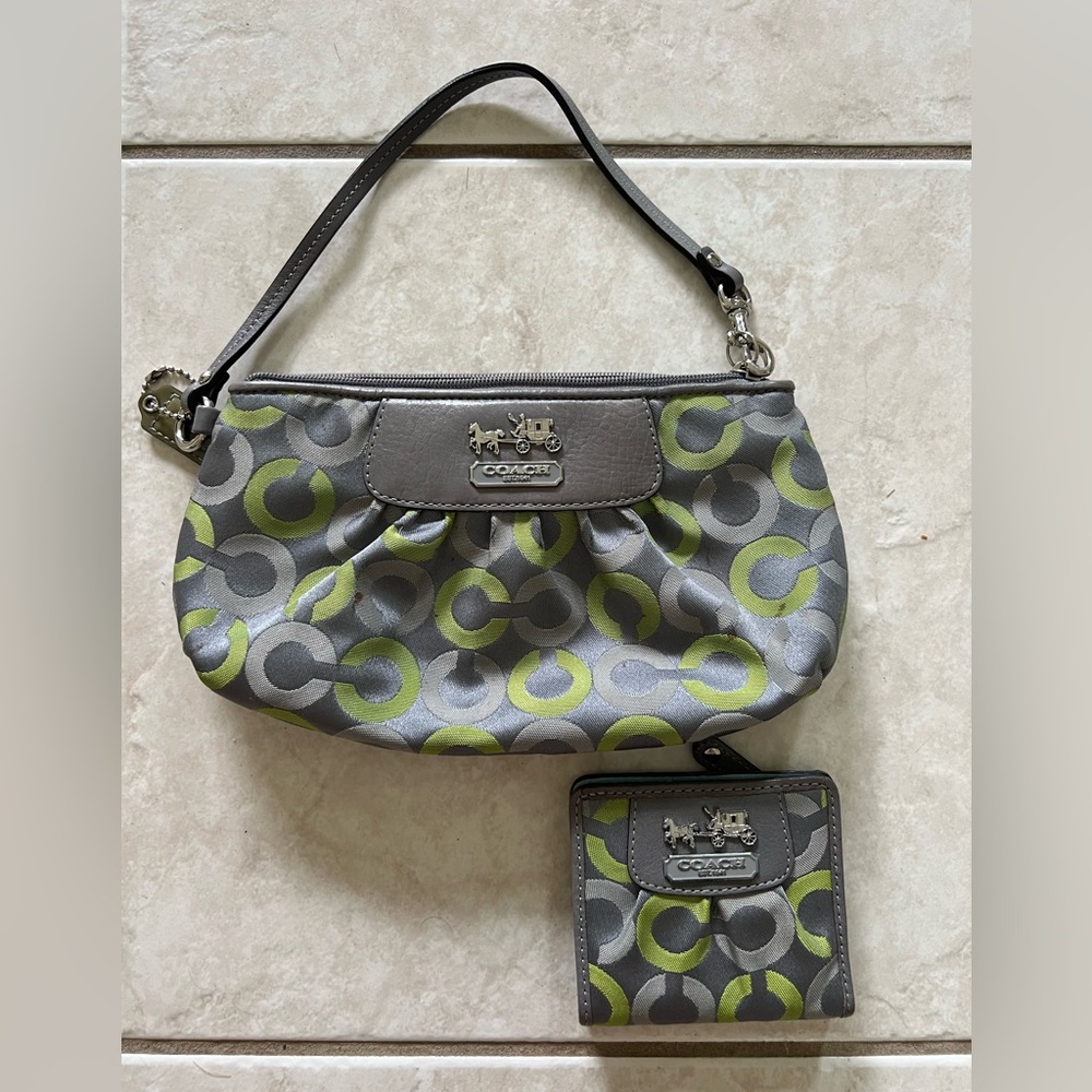 Coach Wrislet + Matching Wallet